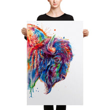 Load image into Gallery viewer, Buffalo on Canvas - Shaunna Russell