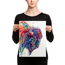 Load image into Gallery viewer, Buffalo on Canvas - Shaunna Russell