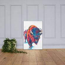 Load image into Gallery viewer, Buffalo (with body) - Canvas Print - Shaunna Russell