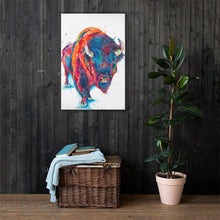 Load image into Gallery viewer, Buffalo (with body) - Canvas Print - Shaunna Russell