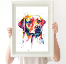 Load image into Gallery viewer, Yellow Lab #2 - Watercolor Print - Shaunna Russell