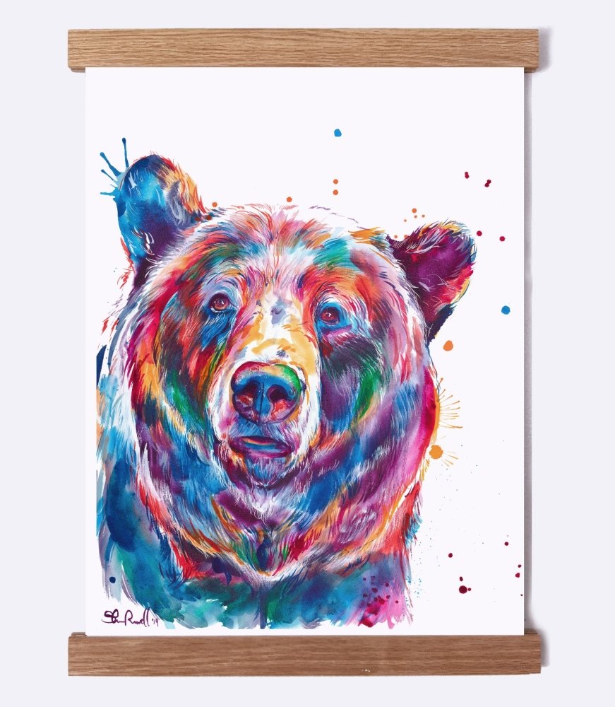 Bear - Watercolor Print - Shaunna Russell