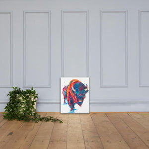 Buffalo (with body) - Canvas Print - Shaunna Russell