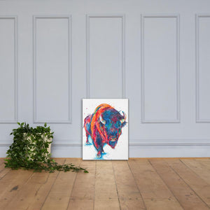 Buffalo (with body) - Canvas Print - Shaunna Russell