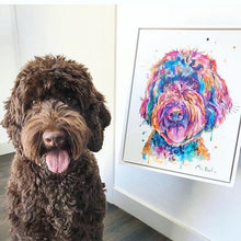 Load image into Gallery viewer, Commissioned Watercolor Pet Portrait - Shaunna Russell