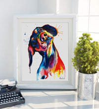 Load image into Gallery viewer, Dachshund - Watercolor Print - Shaunna Russell