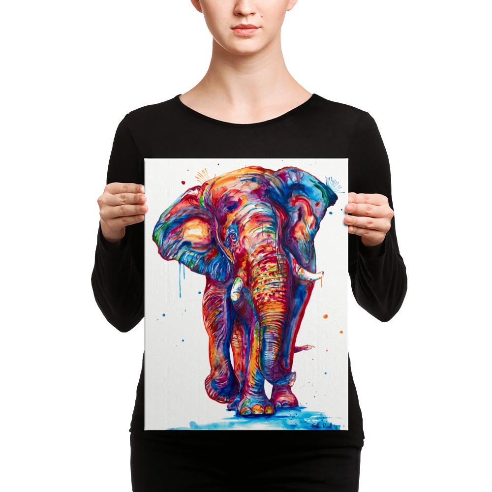 Elephant on Canvas - Shaunna Russell
