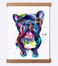 Load image into Gallery viewer, French Bulldog (Black) - Watercolor Print - Shaunna Russell