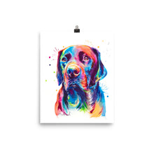 Load image into Gallery viewer, Black Lab - Watercolor Print