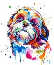 Load image into Gallery viewer, Shih Tzu - Watercolor Print - Shaunna Russell
