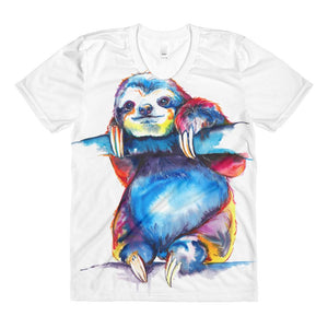 Sloth Women’s crew neck t-shirt - Shaunna Russell
