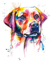 Load image into Gallery viewer, Yellow Lab #2 - Watercolor Print - Shaunna Russell
